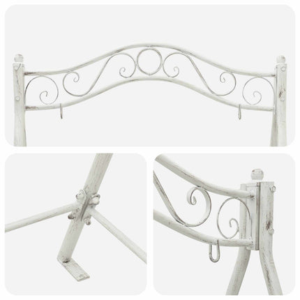 Swing Frame Antiek Wit 113 X 121,5 X 168 Cm Staal
