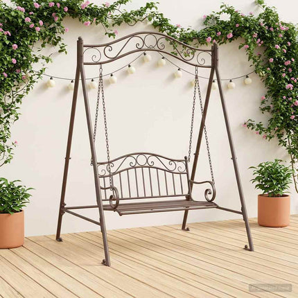 Swing Frame Antiek Wit 113 X 121,5 X 168 Cm Staal