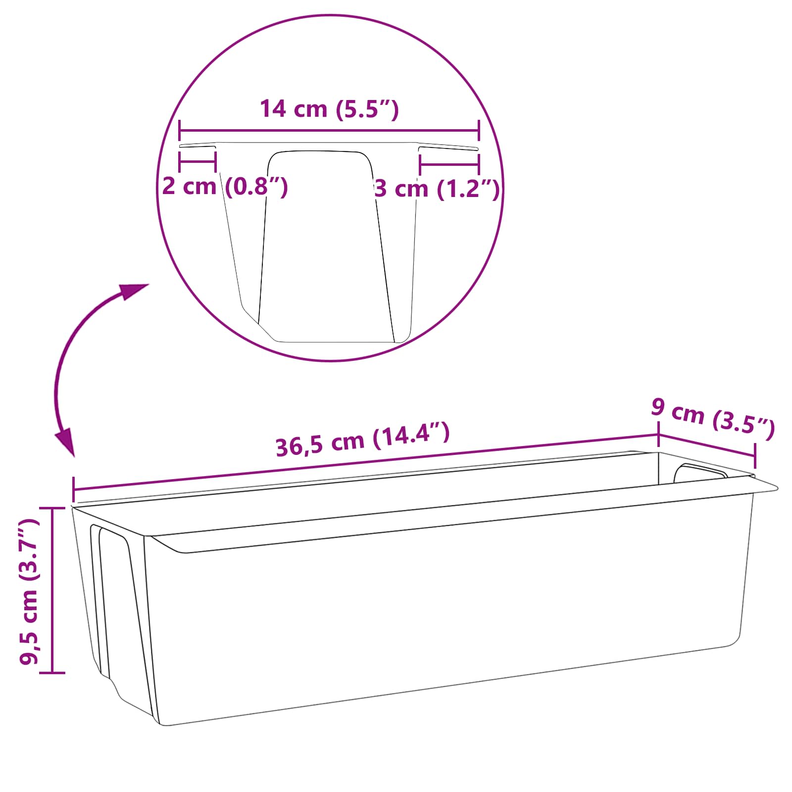 Bloembakken Voor Euro-Pallets 12 Pcs