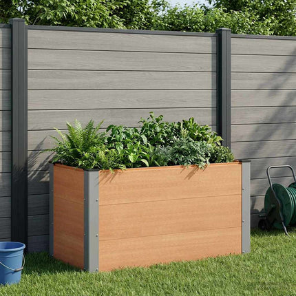 Verhoogde Plantenbak Wpc En Aluminium
