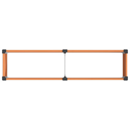 Verhoogde Plantenbak Bruin 200 X 50 X 54 Cm Alu.