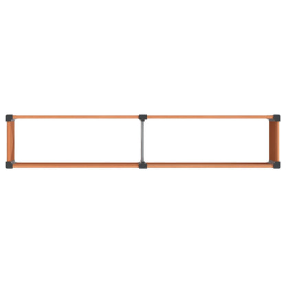 Verhoogde Plantenbak Bruin 250 X 50 X 54 Cm Alu.