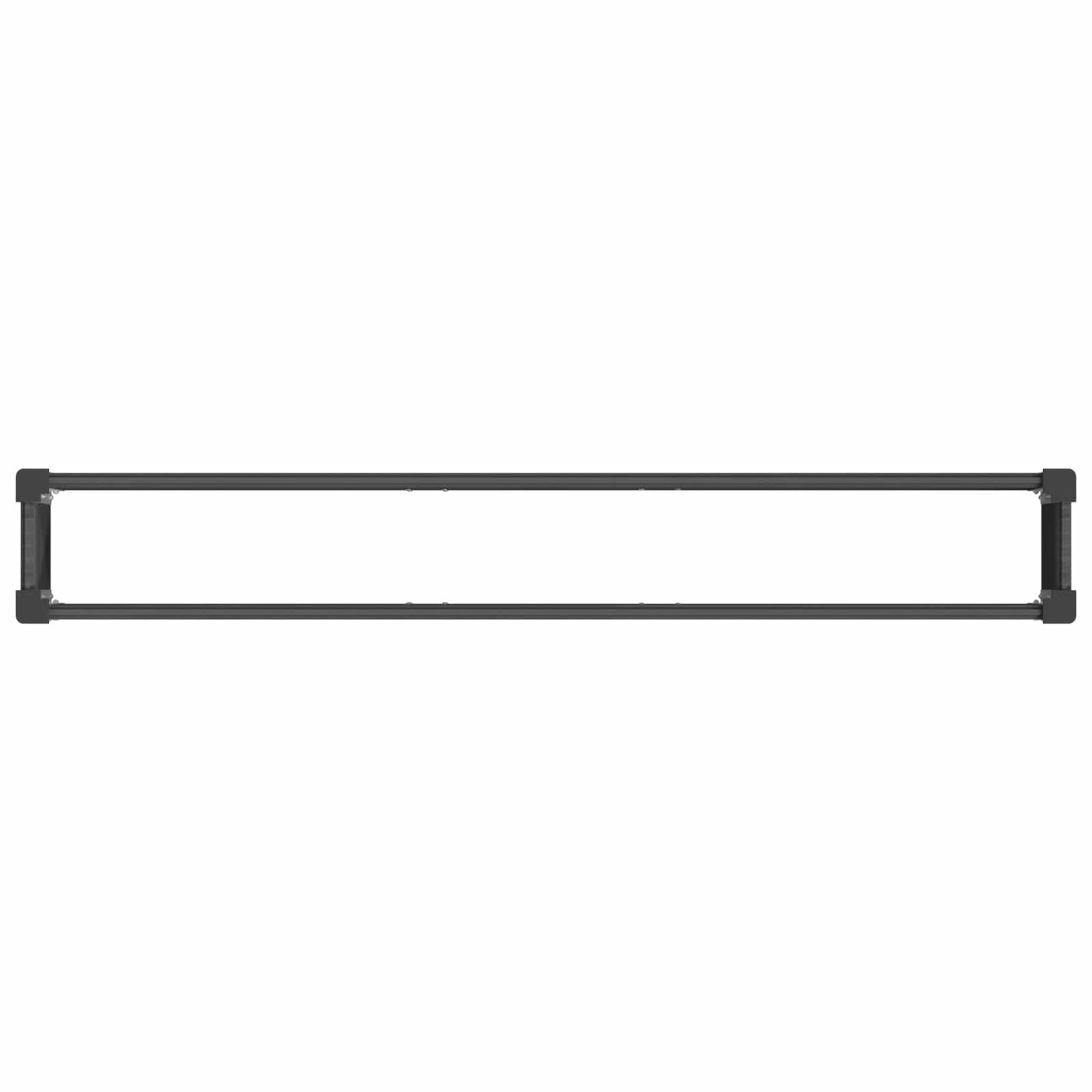 Verhoogde Plantenbak Grijs 200 X 30 X 72 Cm Wpc En Aluminium
