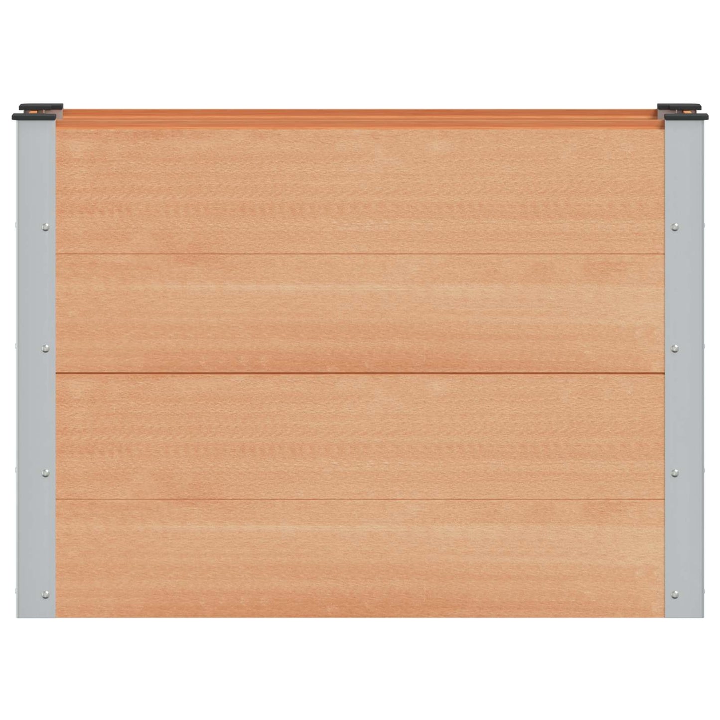 Verhoogde Plantenbak Bruin 100 X 30 X 72 Cm Alu.