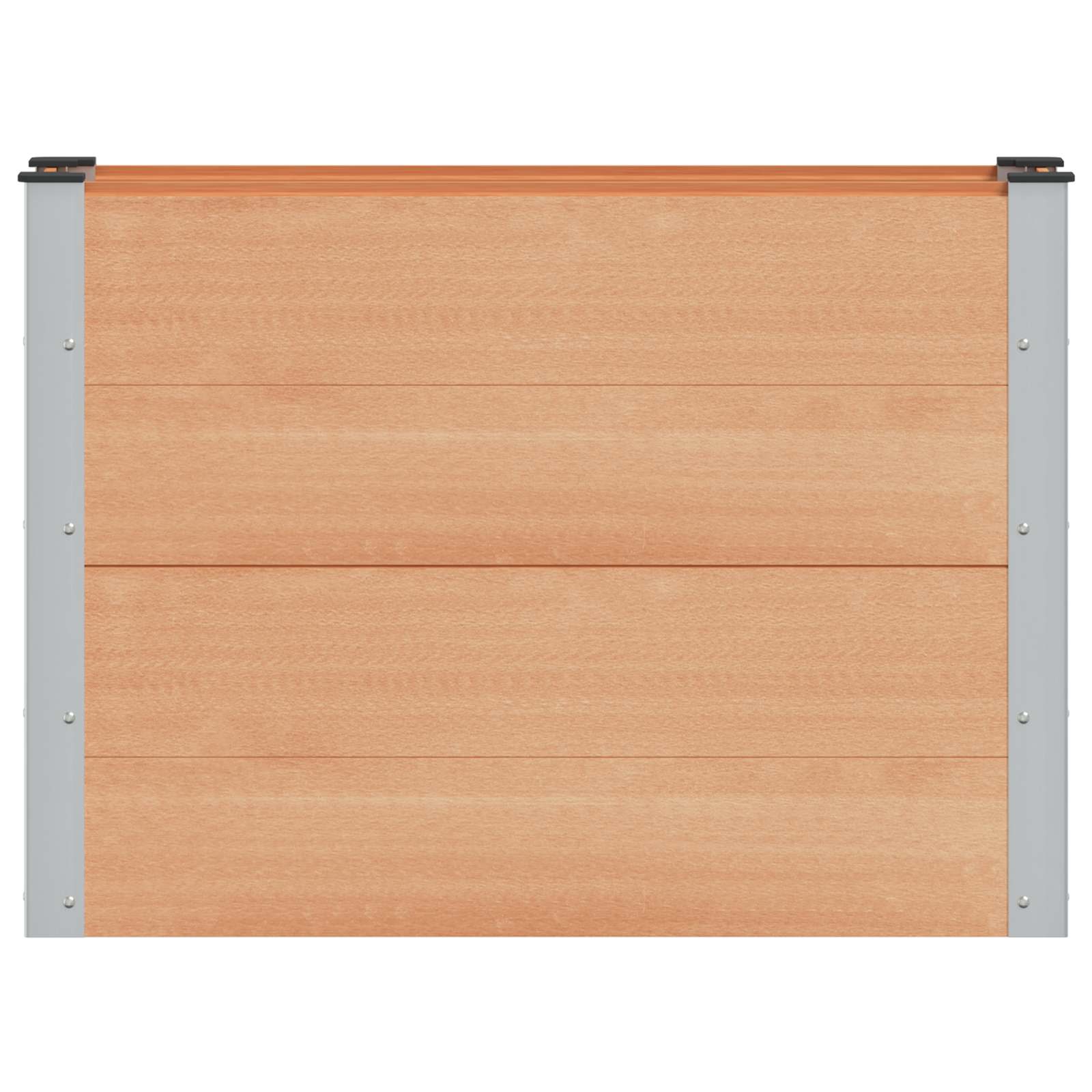 Verhoogde Plantenbak Bruin 100 X 30 X 72 Cm Alu.