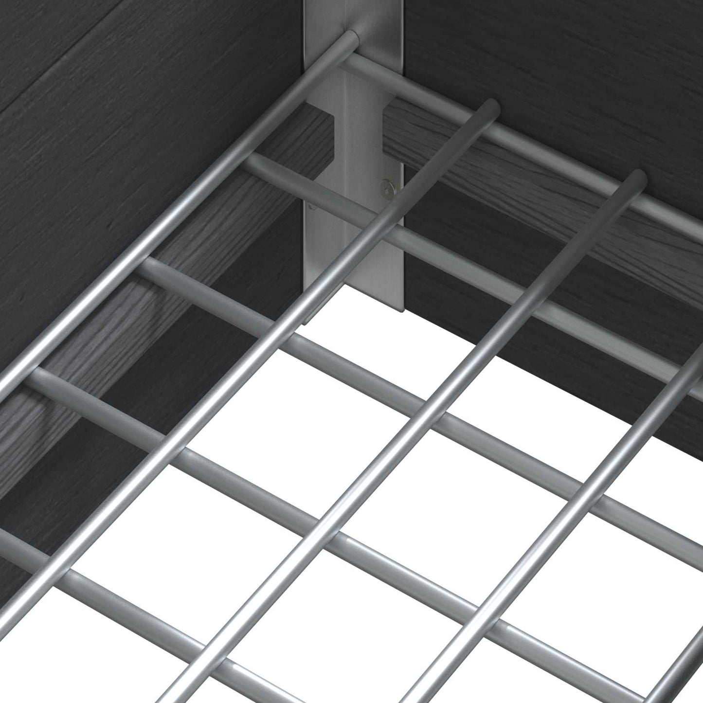 Verhoogde Plantenbak Grijs Wpc En Aluminium