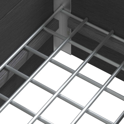 Verhoogde Plantenbak Grijs Wpc En Aluminium