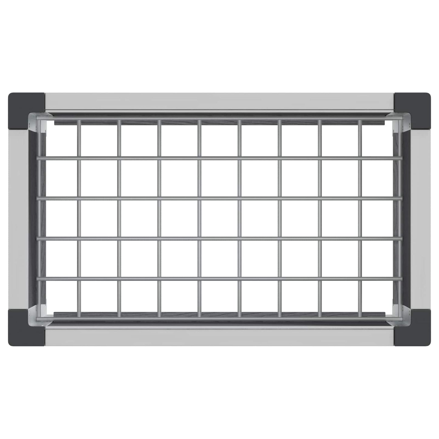 Verhoogde Plantenbak Grijs Wpc En Aluminium