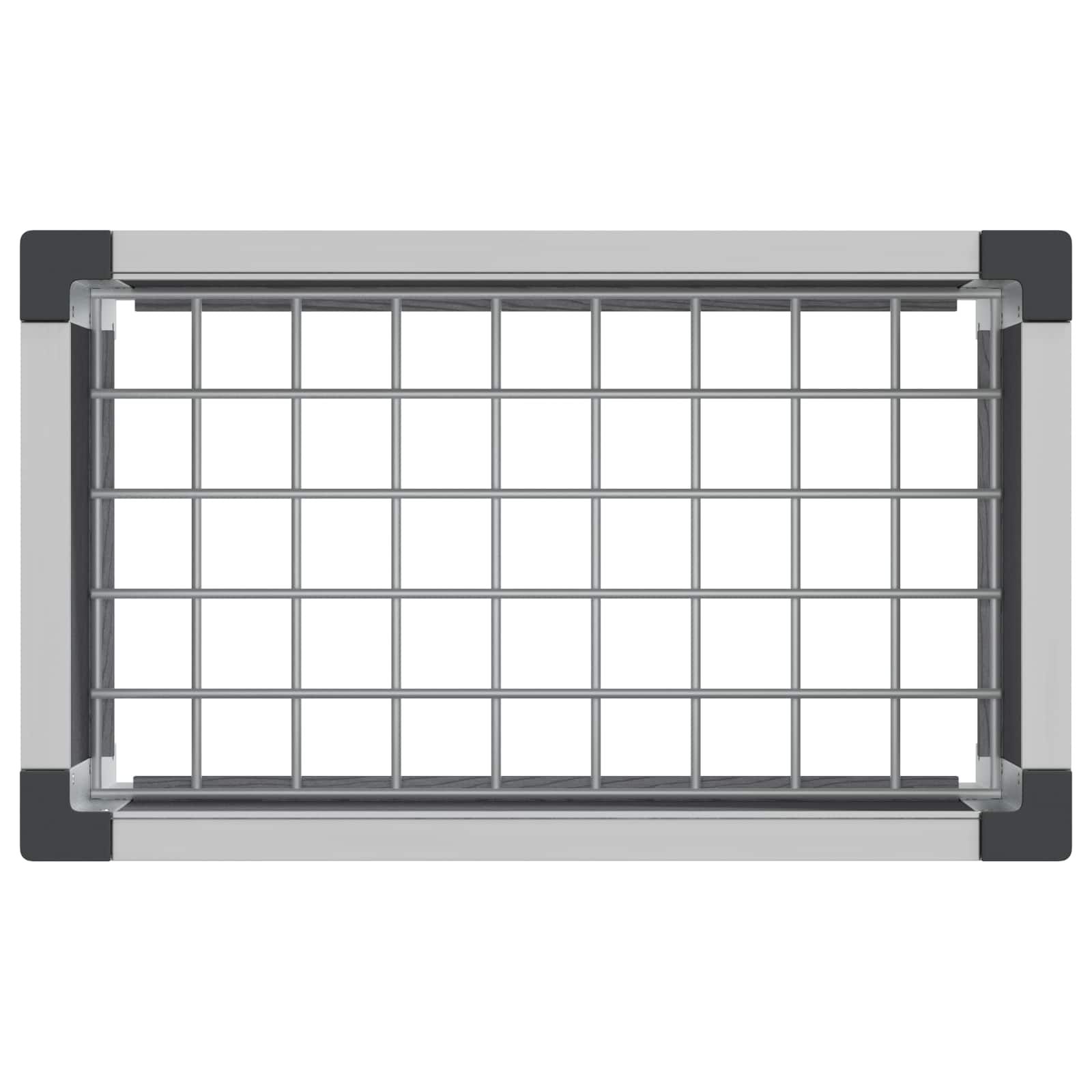 Verhoogde Plantenbak Grijs Wpc En Aluminium