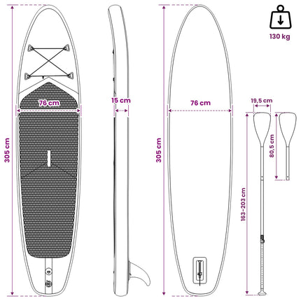 Sup Board Met Zitplaats 2-In-1 Poseidon