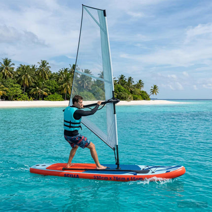 Opblaasbaar Sup Board Met Zeil Hydros 330 X 76 X 15 Cm Voor