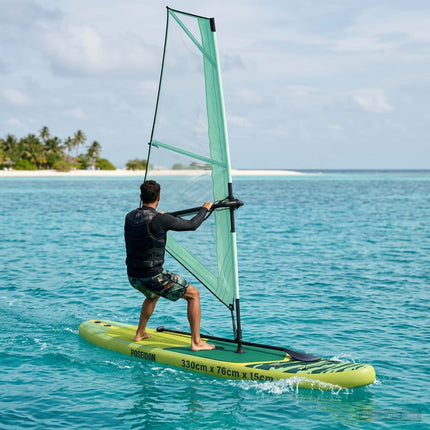 Opblaasbaar Sup Board Met Zeil Hydros 330 X 76 X 15 Cm Voor