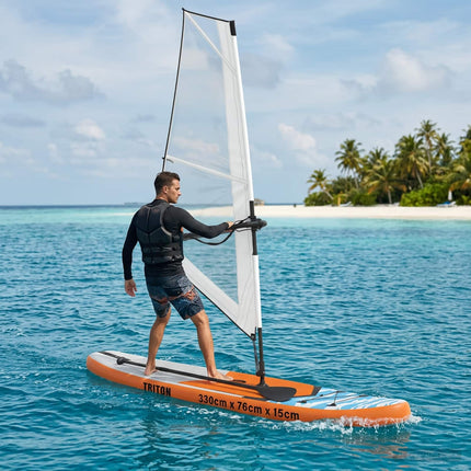 Opblaasbaar Sup Board Met Zeil Hydros 330 X 76 X 15 Cm Voor