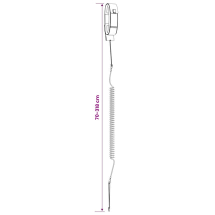 Sup Leash 318 Cm