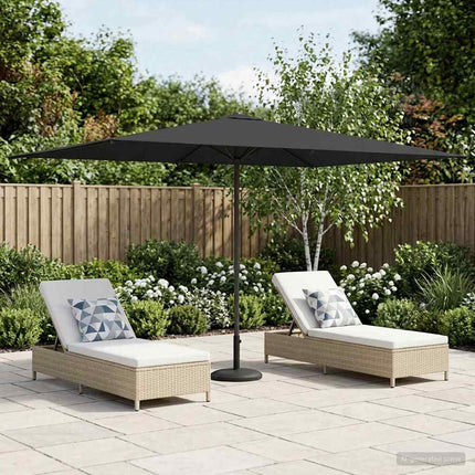 Tuinparasol 200 X 300 Cm Polyester Rechthoekig