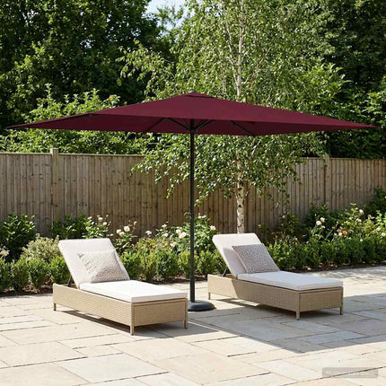 Tuinparasol 200 X 300 Cm Polyester Rechthoekig