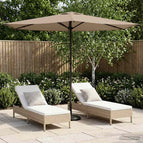 2,7 x 2,7 m / Taupe / zonder basis