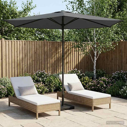 Tuinparasol 200 X 300 Cm Polyester Rechthoekig