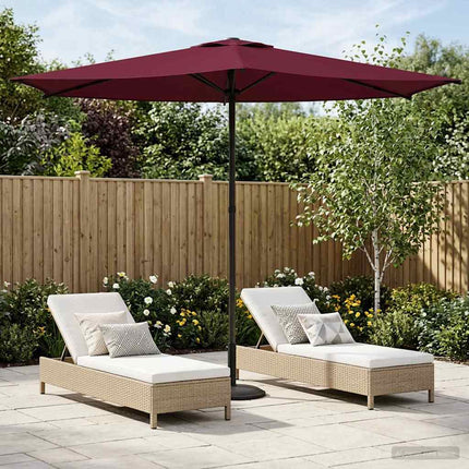 Tuinparasol 200 X 300 Cm Polyester Rechthoekig