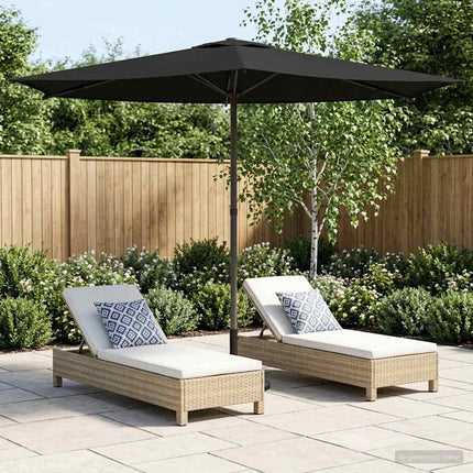 Tuinparasol 200 X 300 Cm Polyester Rechthoekig
