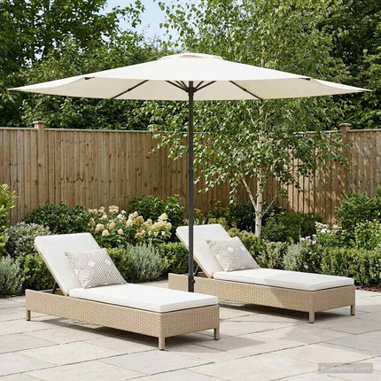Tuinparasol 200 X 300 Cm Polyester Rechthoekig