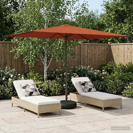 Tuinparasol 200 X 300 Cm Polyester Rechthoekig