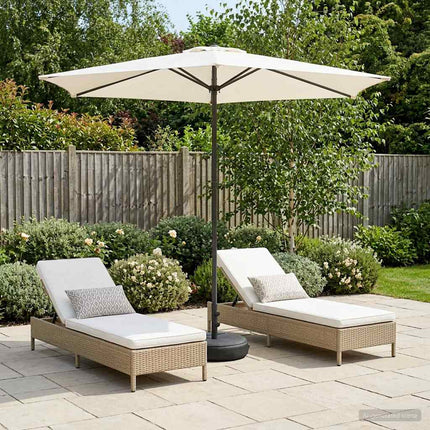 Tuinparasol 200 X 300 Cm Polyester Rechthoekig