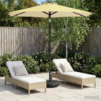 2,3 x 2,3 m / Geel en wit