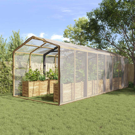 Plantenafdekking Met Zeilringen Polyethyleen