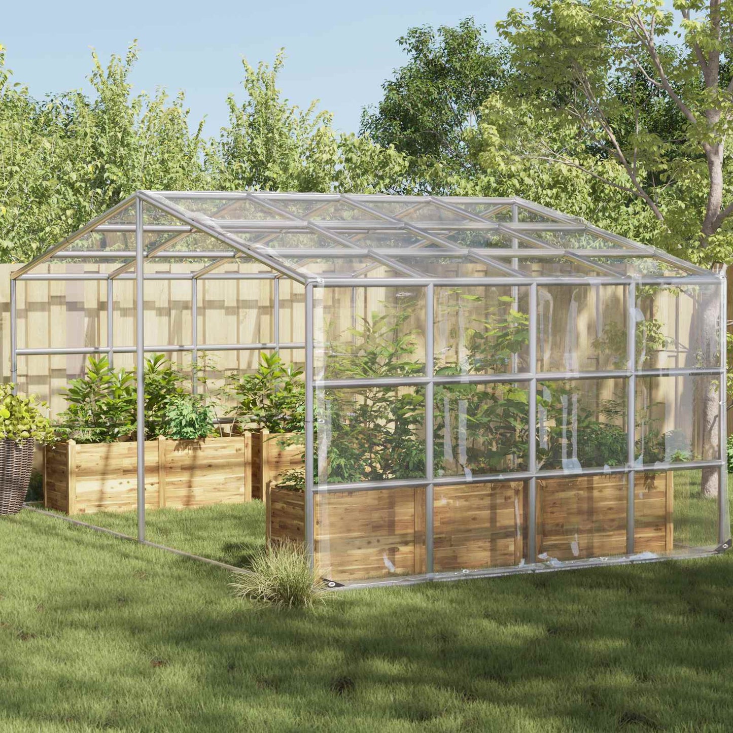 Plantenhoes Doorzichtig 2,5 X 1 M Pvc
