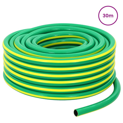 Tuinslang 5-Lags Groen En Geel 1 / 2'' 30 M Pvc