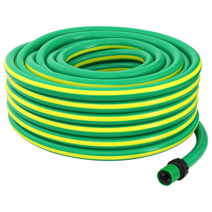 Tuinslang 5-Lags Groen En Geel 1 / 2'' 30 M Pvc