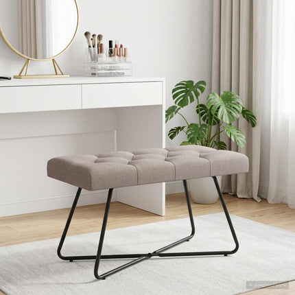 Bank Met Knoopverstelling 80 X 40 X 46 Cm Stof