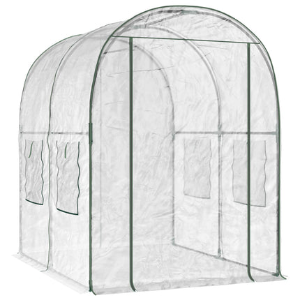 Kweekhuis Met Frame 160 X 200 X 192,5 Cm Pvc Doorzichtig