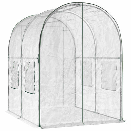 Kweekhuis Met Frame 160 X 200 X 192,5 Cm Pvc Doorzichtig