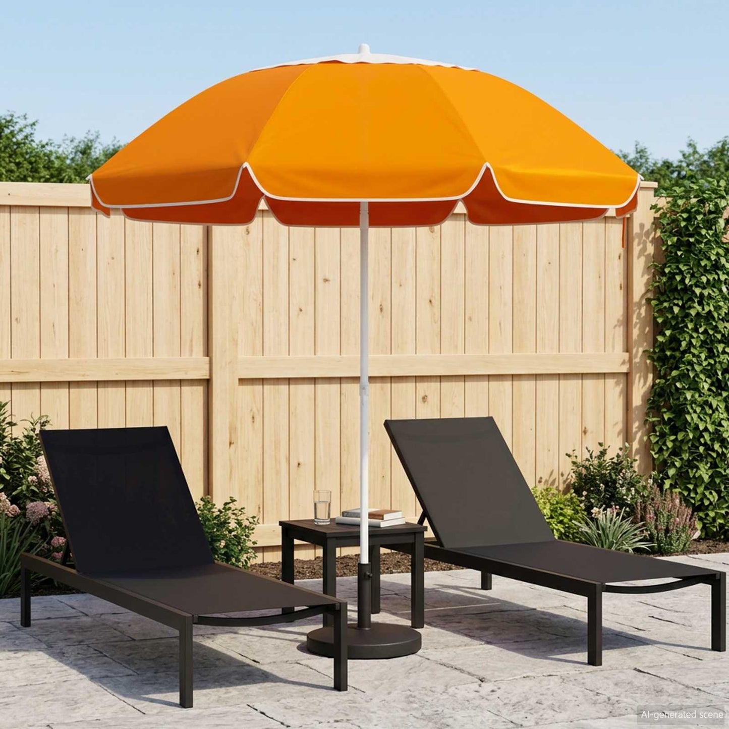 Tuinparasol 207 Cm 170T Polyester Oranje
