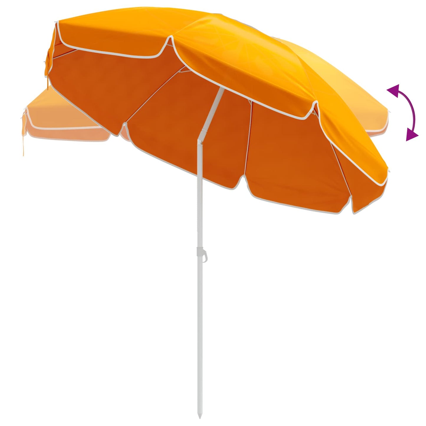 Tuinparasol 207 Cm 170T Polyester Oranje