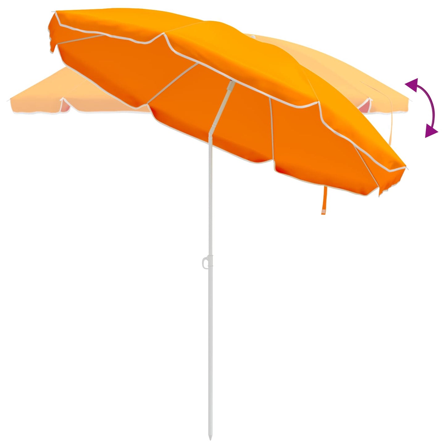 Tuinparasol 207 Cm 170T Polyester Oranje