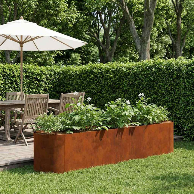 Verhoogd Tuinbed 120 X 40 X 40 Cm Staal