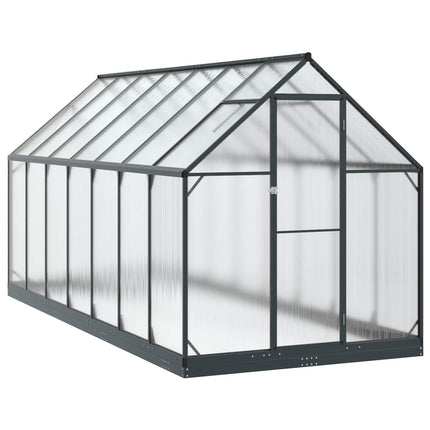 Tuin Serre Met De Deur Antracietkleurig 183,5 X 183,5 X 207 Cm