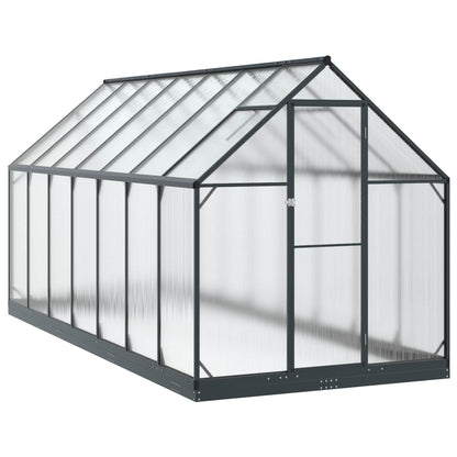 Tuin Serre Met De Deur Antracietkleurig 183,5 X 183,5 X 207 Cm