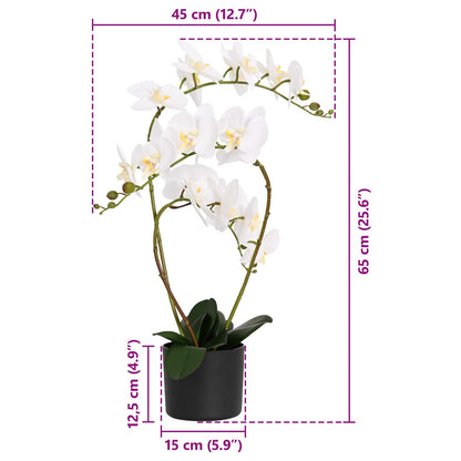Kunstorchidee Met Pot 45 X 15 X 65 Cm Stof, Pe En Peva