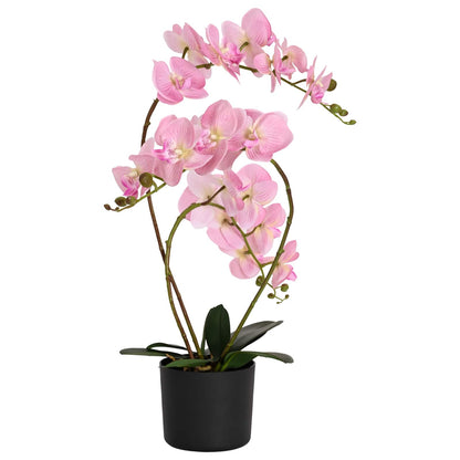 Kunstorchidee Met Pot 45 X 15 X 65 Cm Stof, Pe En Peva