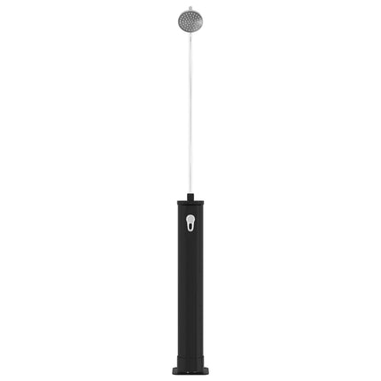 Zonne Douche Met Douchekop 20 L Pvc, Abs, Zinklegering Zwart