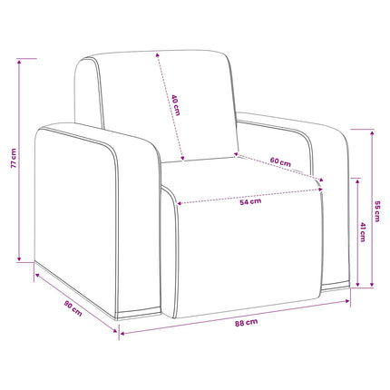 Fauteuil Fluweel