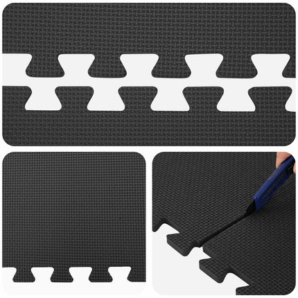 Vloermatten 50 Pcs 18 M² Eva Schuim