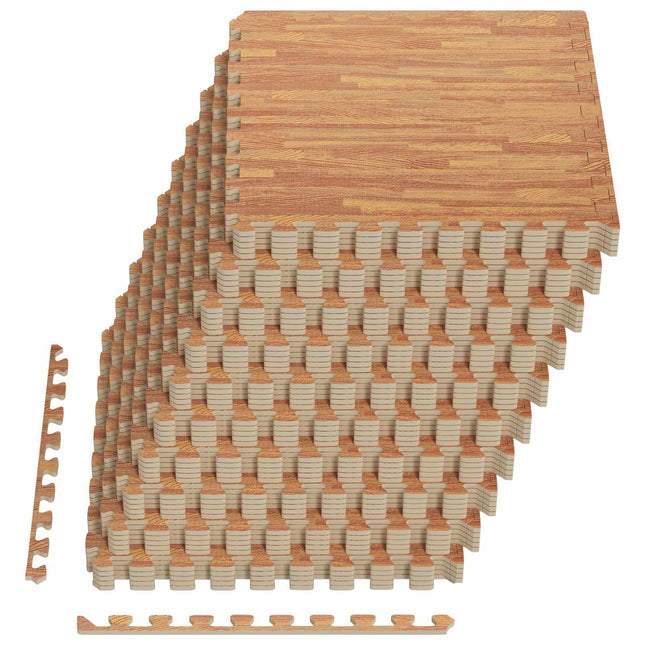 Vloermatten 50 Pcs 18 M² Eva Schuim