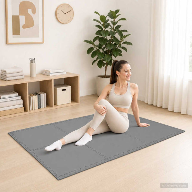 Vloermatten 50 Pcs 18 M² Eva Schuim