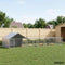 Kippenhok Met Dak En Tuin 2 St Zilver