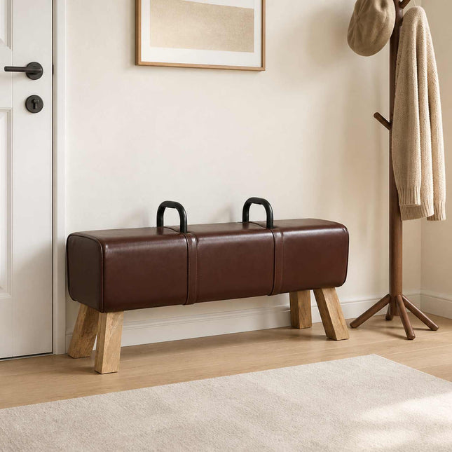 Bank 110 X 30 X 45 Cm Echt Leer